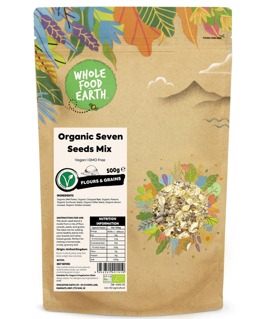 Mezcla de Siete Semillas Orgánicas – Whole Food Earth