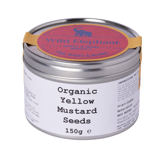 Semillas de Mostaza Amarilla Orgánicas 150g - Wild Elephant