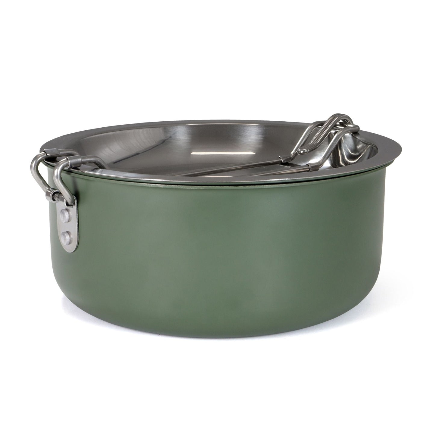 Origin Outdoors Snap-Pack Aluminium Camping Cooking Set – 3-Piece Non-Stick