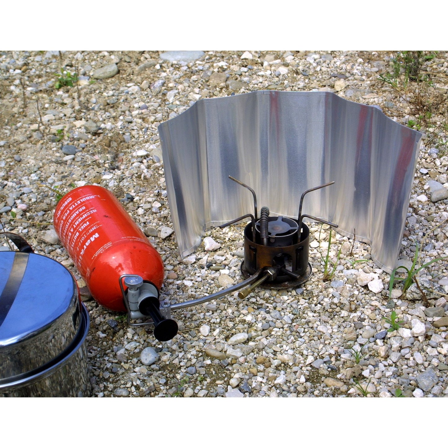 Origin Outdoors Rollable Aluminium Windscreen – Lightweight Camp Cooker Wind Shield