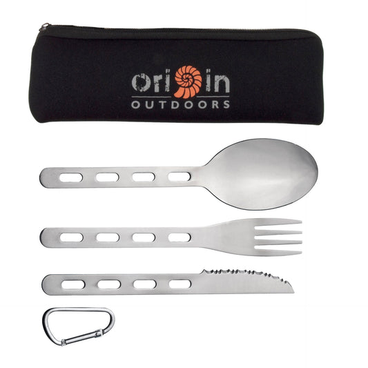 Origin Outdoors Backcountry Biwak Stainless Steel Cutlery Set