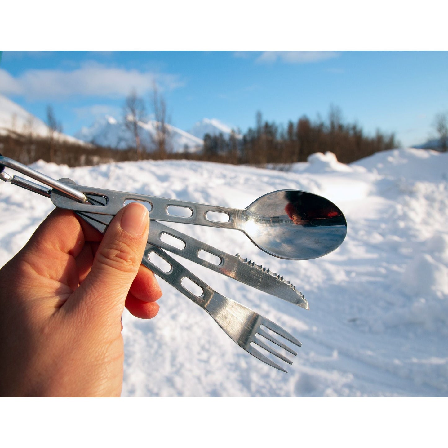 Origin Outdoors Backcountry Biwak Stainless Steel Cutlery Set
