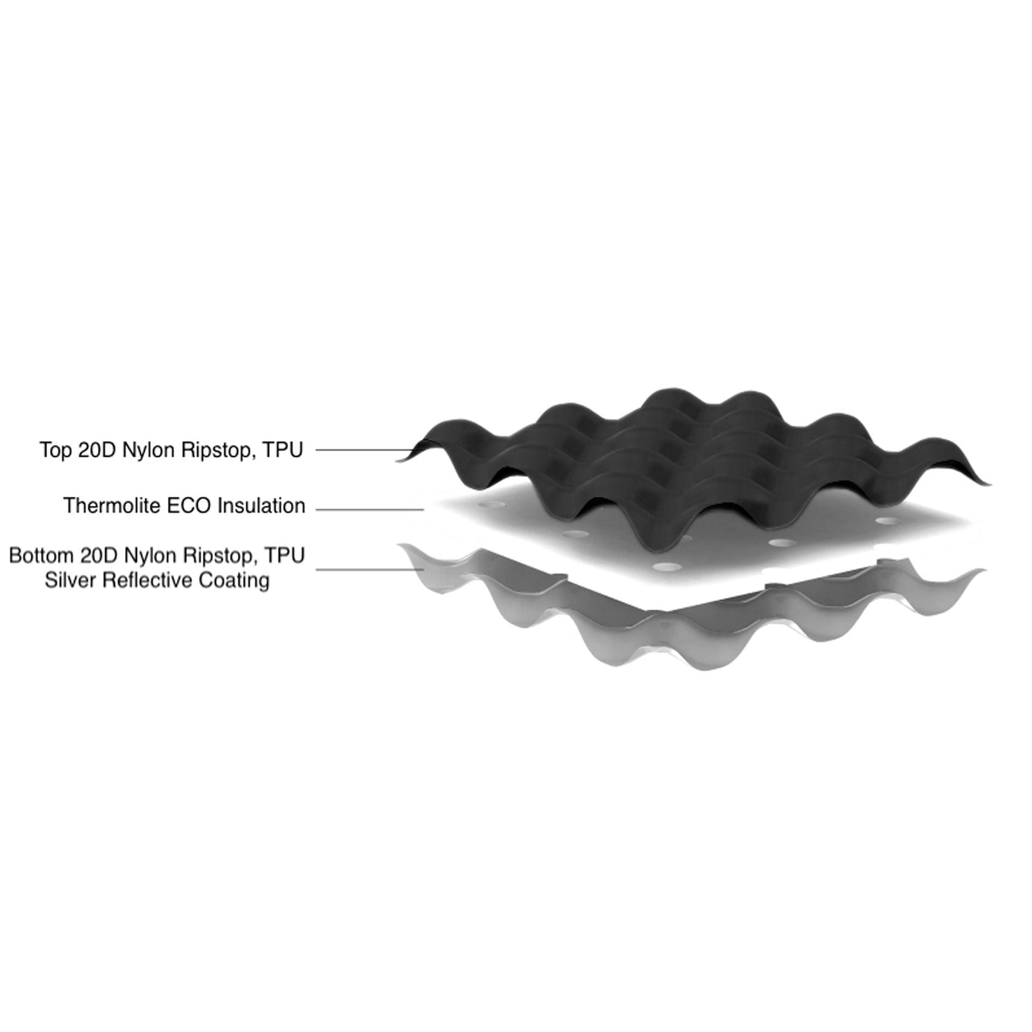 Origin Outdoors Silver-Air  Inflatable Sleeping Mat
