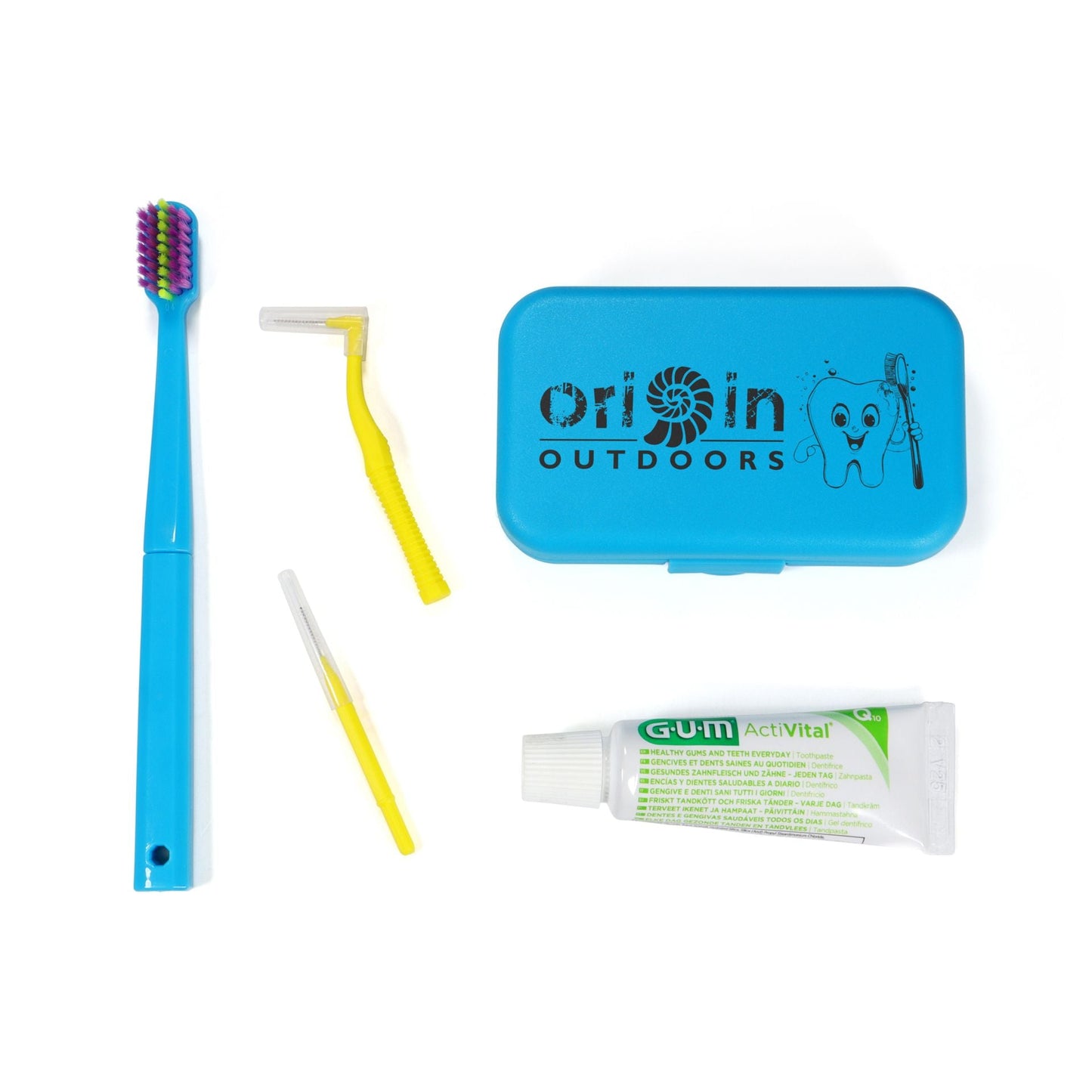 Origin Outdoors Travel Toothbrush Kit