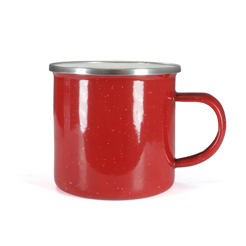 Origin Outdoors Enamel Mug 360ml | Camping Cup (Red, Green, Blue)
