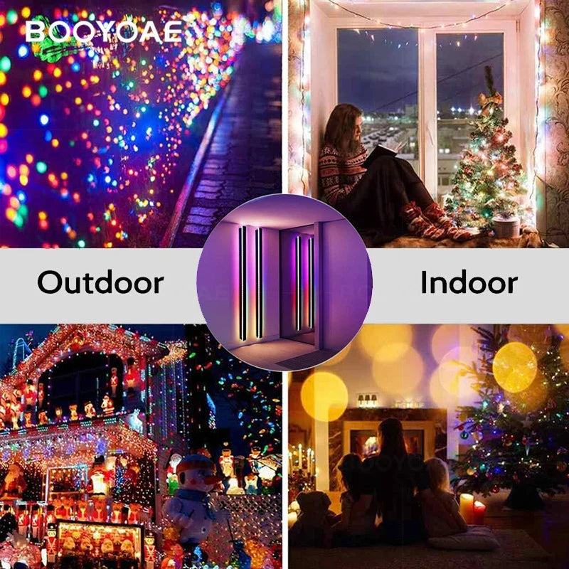 Smart Outdoor Wall Light - Colourful Remote-Controlled Porch & Patio Lamp