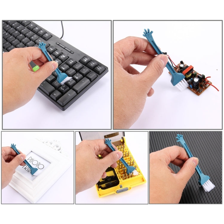 18pcs Mini Multipurpose Cleaning Brush – Window Groove, Keyboard & Laptop Dust Cleaner