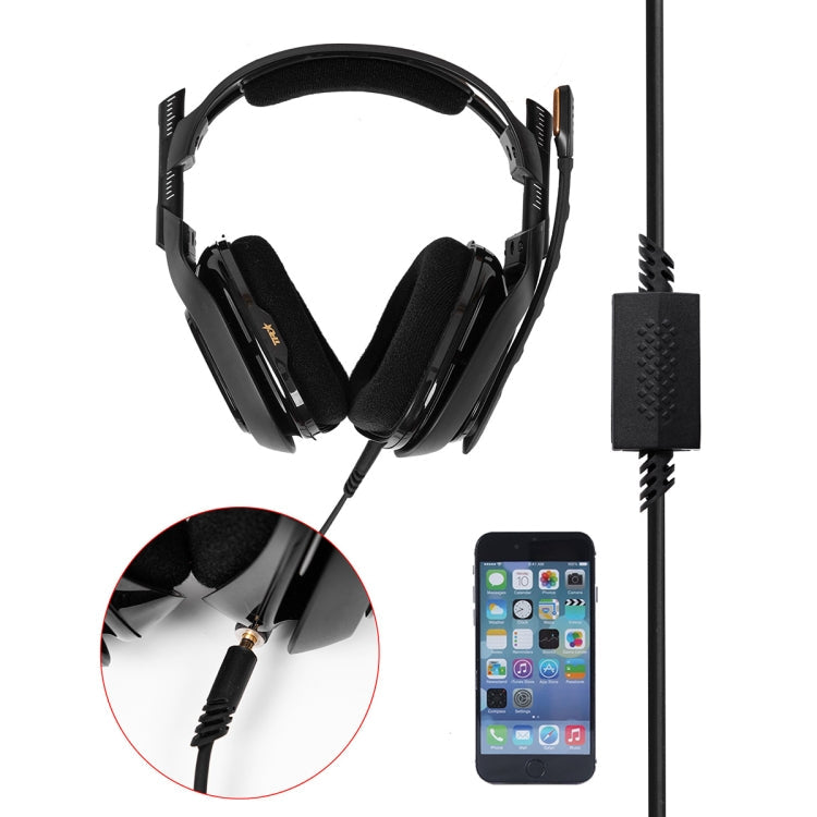 Gaming Headphone Audio Cable with Inline Mute for Logitech ASTRO A10 & A40 – 3.5mm, 2m