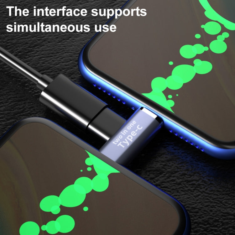 USB-C to Dual USB-C Splitter Adapter