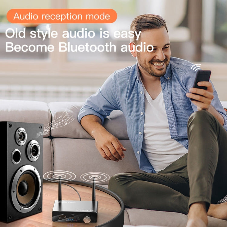 LY35 6-in-1 Bluetooth 5.3 Audio Transmitter & Receiver – Optical, Coaxial, AUX, USB, TF