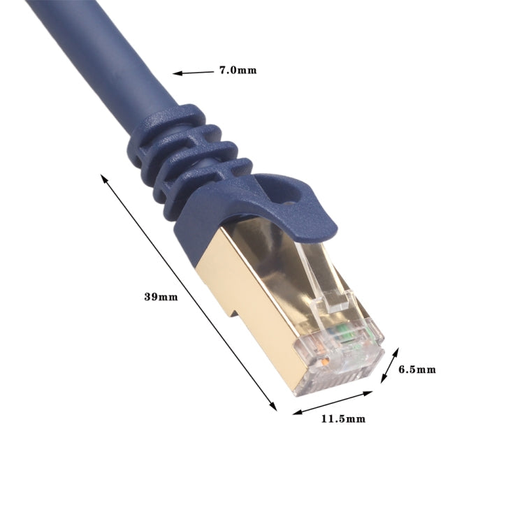 0.5m CAT8 Ethernet Cable - 40Gbps High-Speed Network Patch Lead RJ45