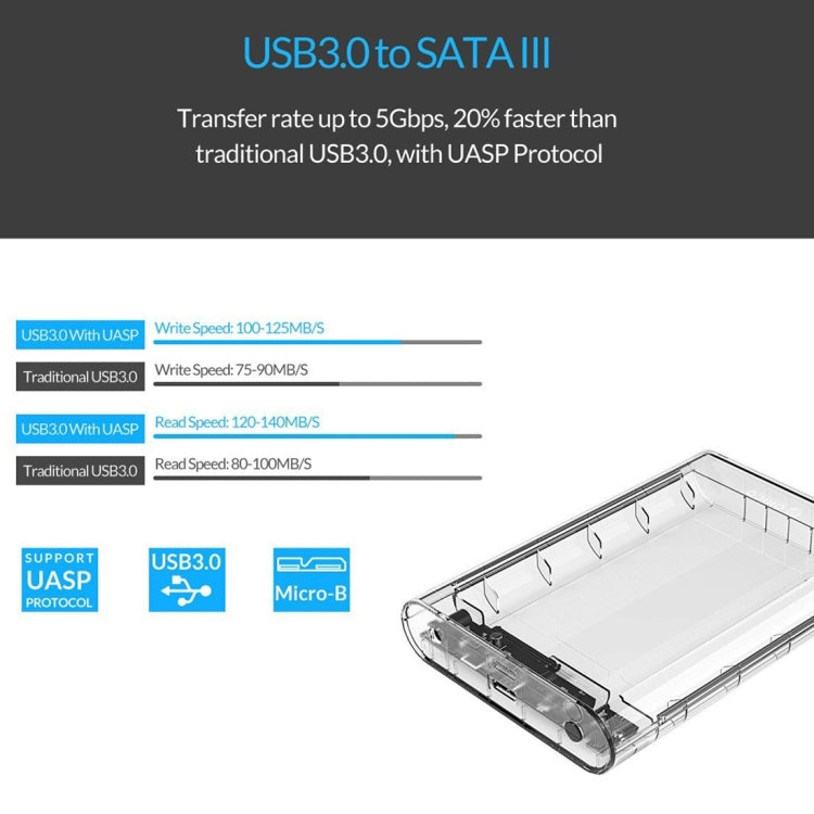 ORICO 3139U3 3.5" SATA HDD Enclosure | USB 3.0 | Up to 8TB | Tool-Free