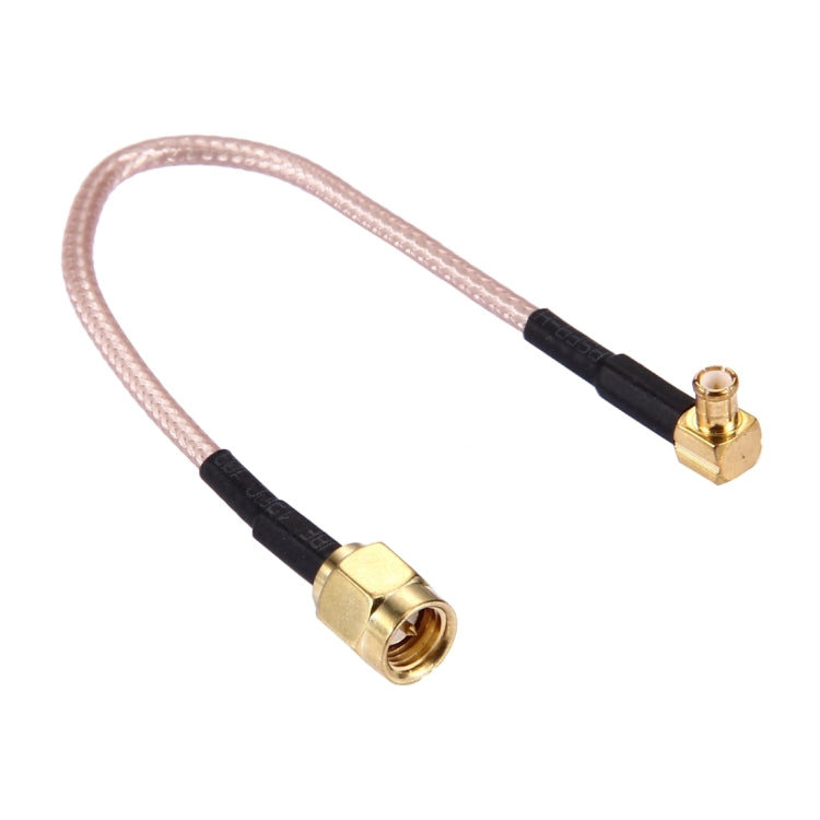 SMA Male to MCX Male 90° Elbow Cable - 15cm RG316 Coaxial
