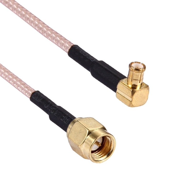 SMA Male to MCX Male 90° Elbow Cable - 15cm RG316 Coaxial