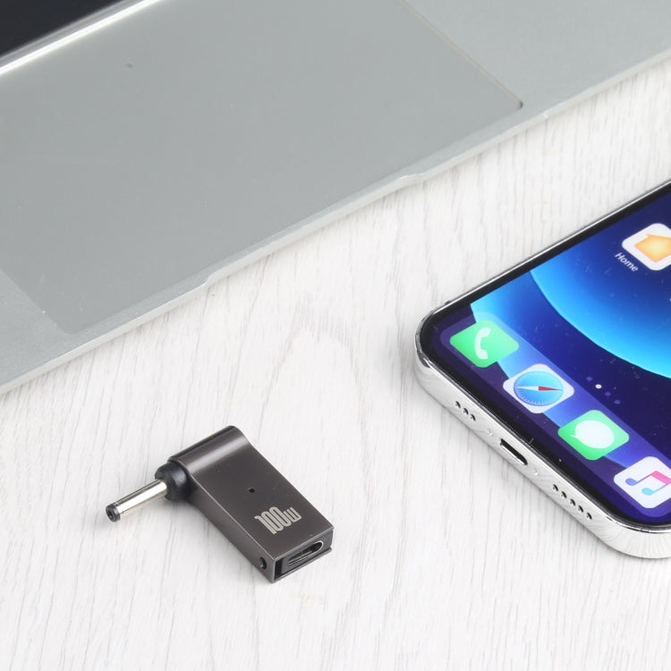 100W USB-C to DC 3.5x1.35mm Laptop Charging Adapter – Zinc Alloy, 5A