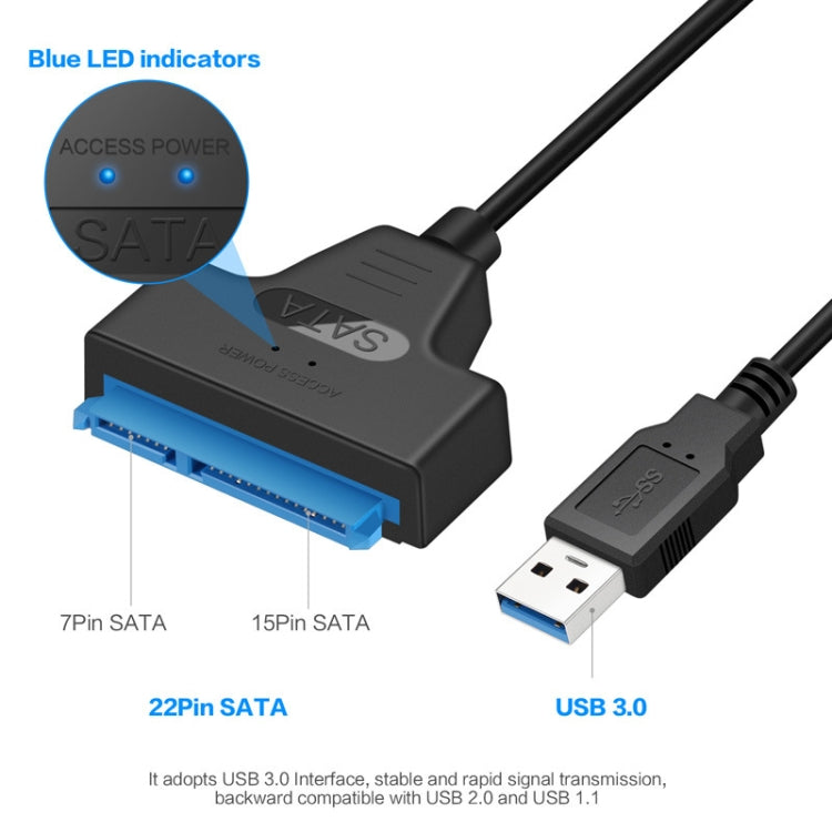 SATA to USB 3.0 Adapter Cable for 2.5" SSD & Hard Drives
