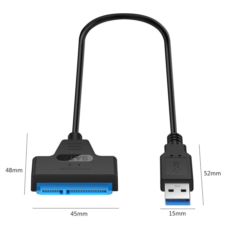 SATA to USB 3.0 Adapter Cable for 2.5" SSD & Hard Drives