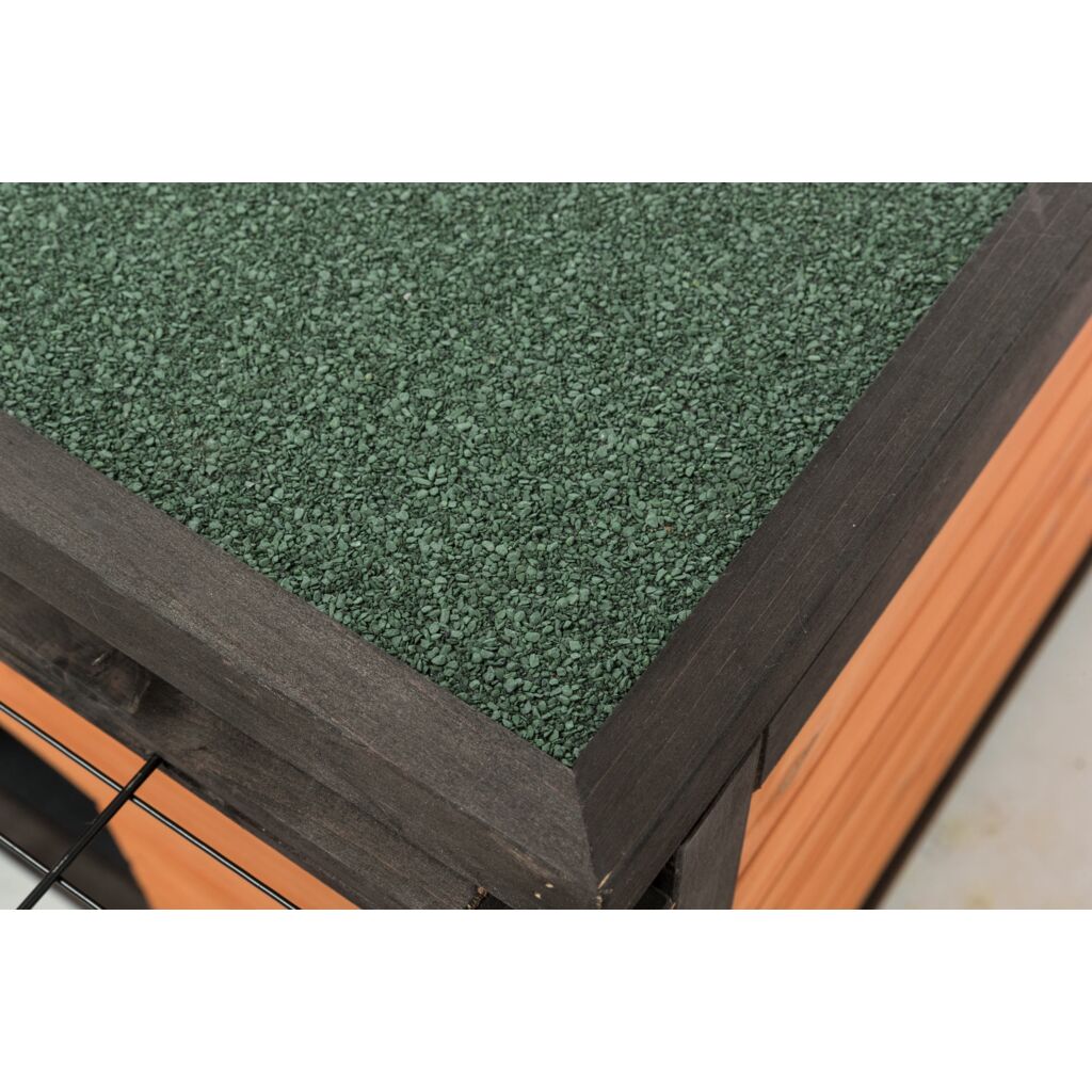 Trixie Outdoor Run with Cover – 150 × 53 × 150 cm, black/brown