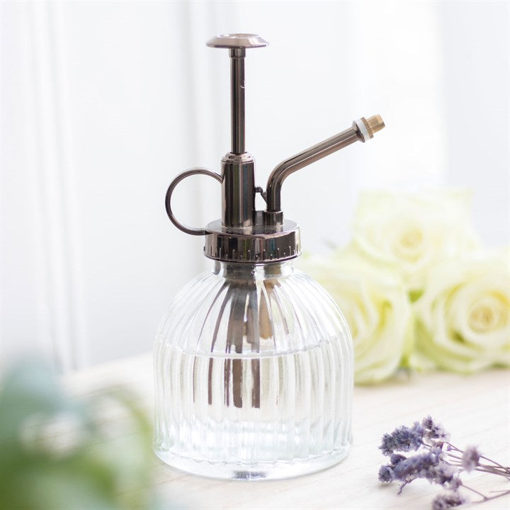Small Ribbed Glass Plant Mister