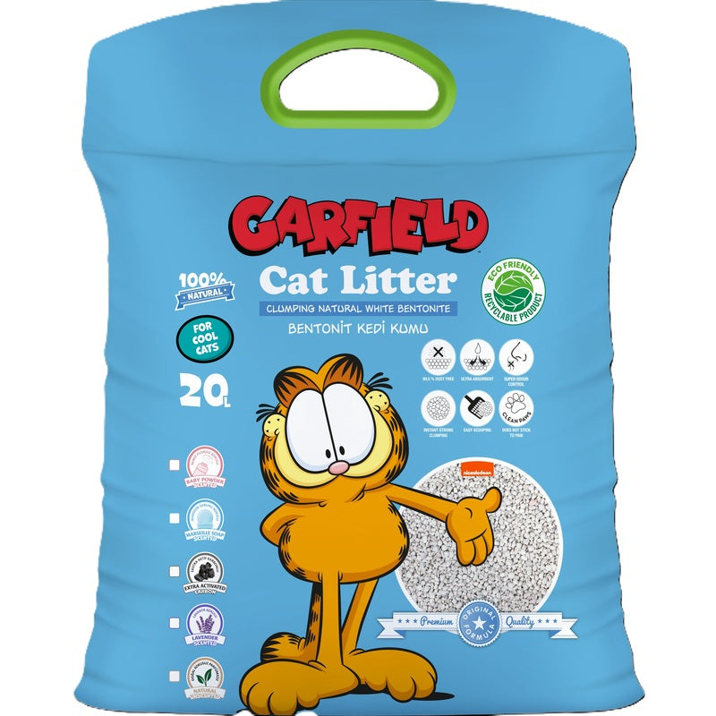 Garfield Bentonite Active Carbon Nonwoven Bag Cat Litter 20 L