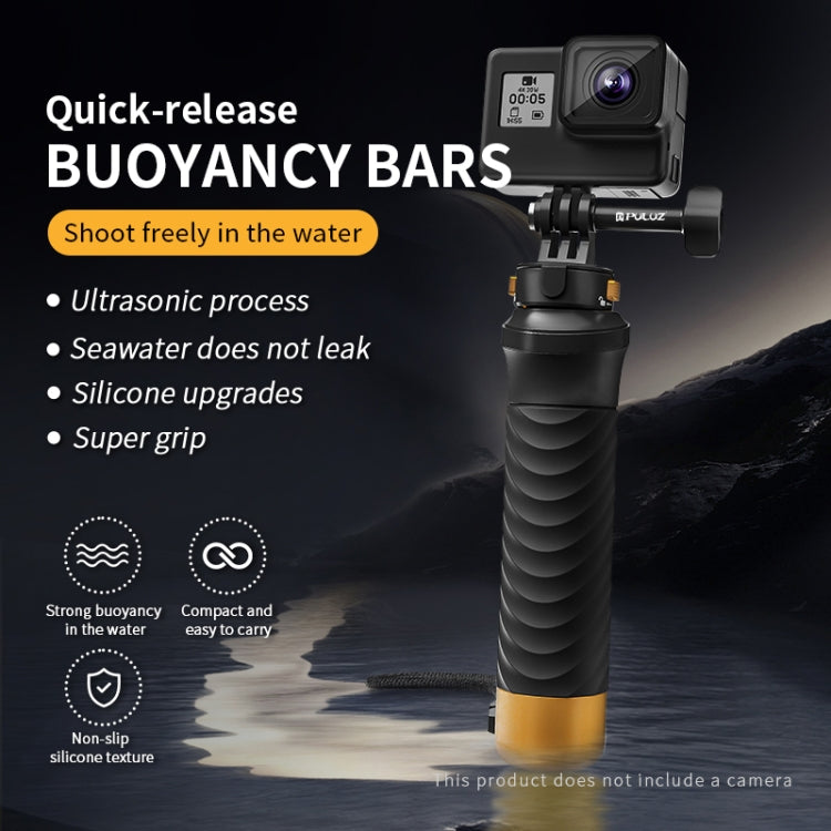 PULUZ Magnetic Quick Release Floating Hand Grip for GoPro, DJI Osmo & Action Cameras