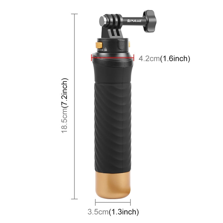 PULUZ Magnetic Quick Release Floating Hand Grip for GoPro, DJI Osmo & Action Cameras