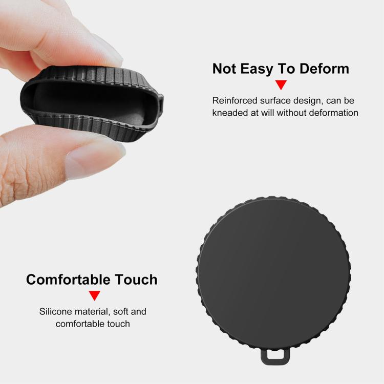 PULUZ Silicone Lens Cap with Strap for DJI Osmo Action 6