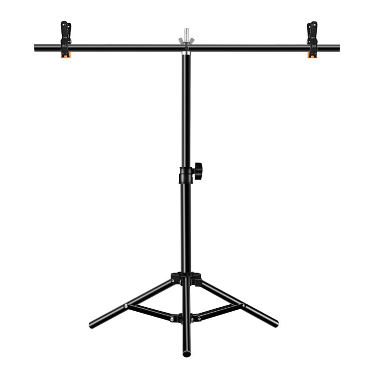 67cm T-Shape Photo Studio Backdrop Stand | Adjustable Crossbar Bracket with Clips