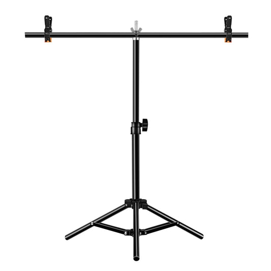 67cm T-Shape Photo Studio Backdrop Stand | Adjustable Crossbar Bracket with Clips