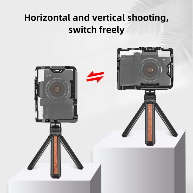 PULUZ Aviation Aluminium Camera Cage for Sony A7 IV, A7 III, A7R III & A7R5