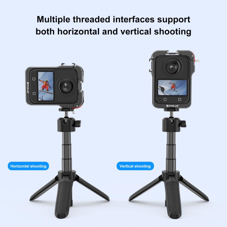 PULUZ Aluminium Alloy Protective Cage for DJI Osmo 360 with Lens Cover