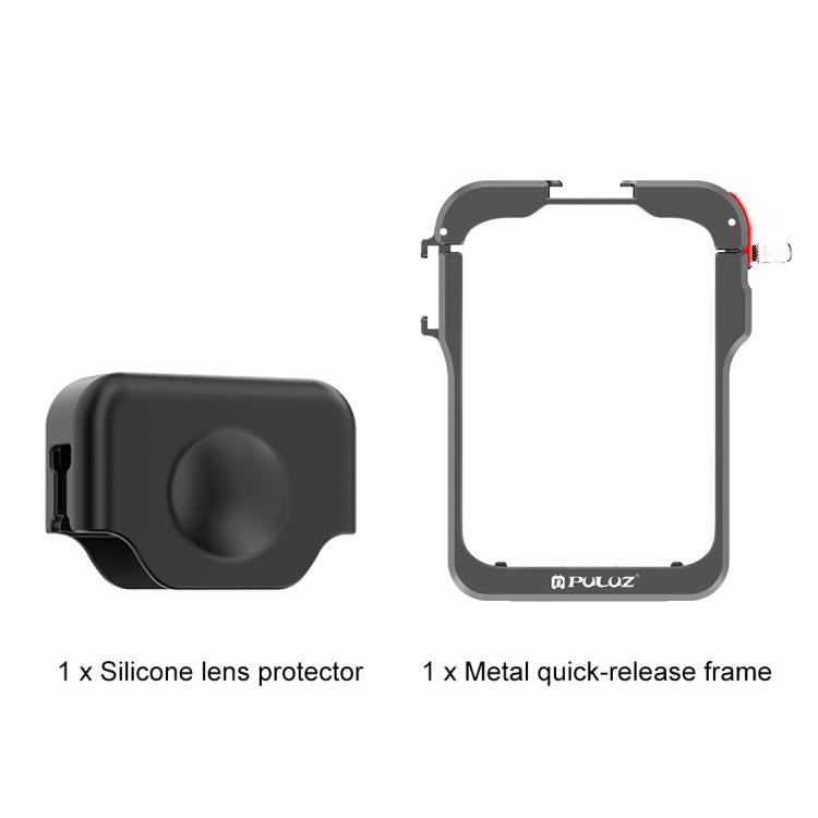 PULUZ Aluminium Alloy Protective Cage for DJI Osmo 360 with Lens Cover