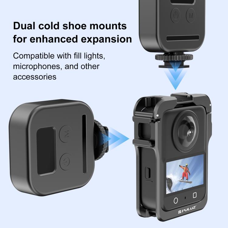 PULUZ Aluminium Alloy Protective Cage for DJI Osmo 360 with Lens Cover