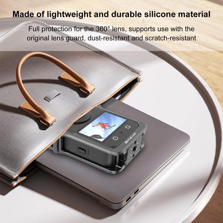 PULUZ Aluminium Alloy Protective Cage for DJI Osmo 360 with Lens Cover
