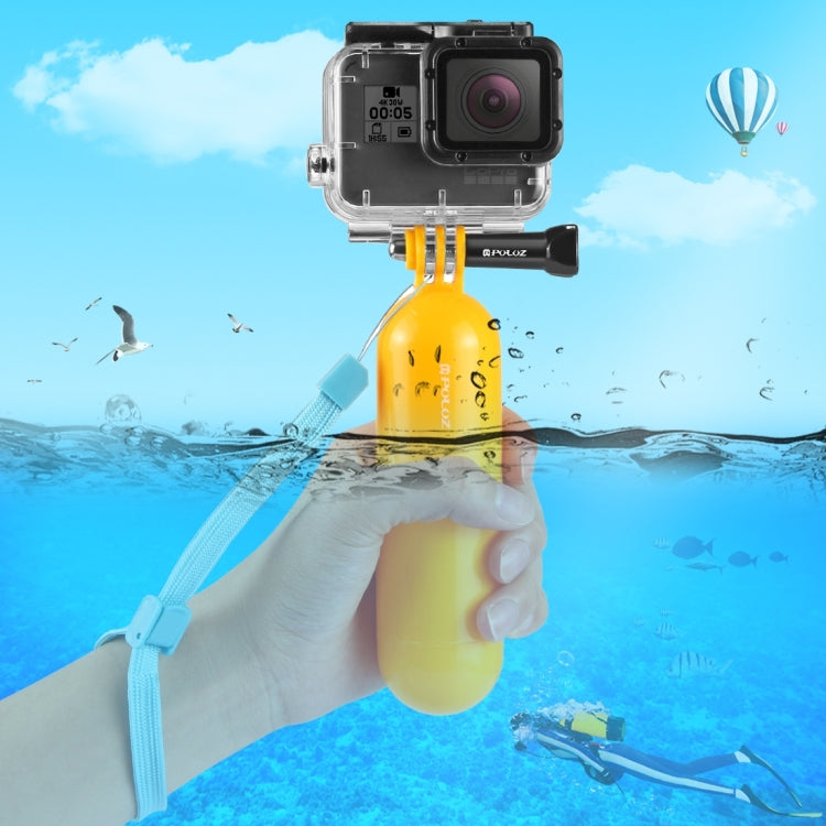PULUZ schwimmender Handgriff Bobber mit Handschlaufe für GoPro, Insta360, DJI und andere Action-Kameras, Bobber Handgriff