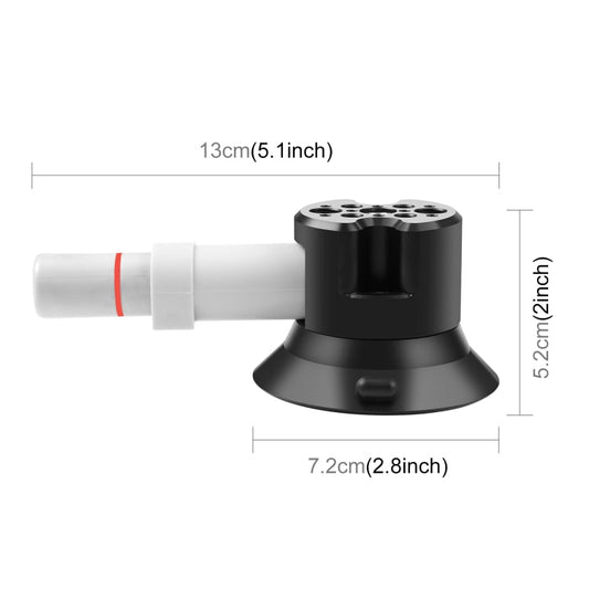 PULUZ 3-Zoll-Aluminiumlegierung Pump-Saugnapf-Halterung für Autos