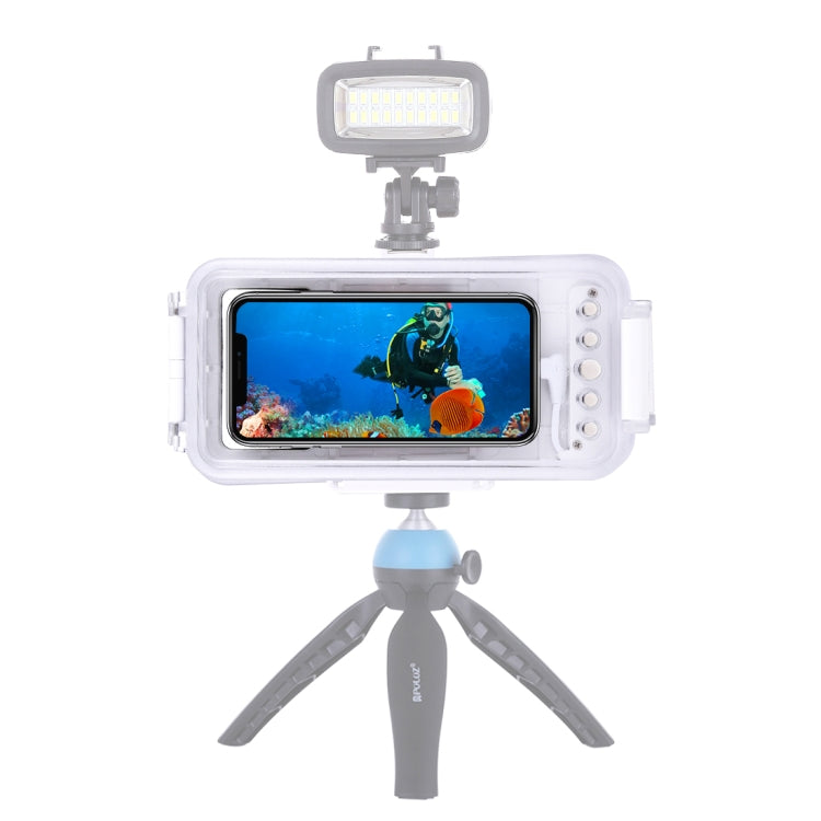 PULUZ 45m Waterproof Diving Case for iPhone – Underwater Photo & Video Housing