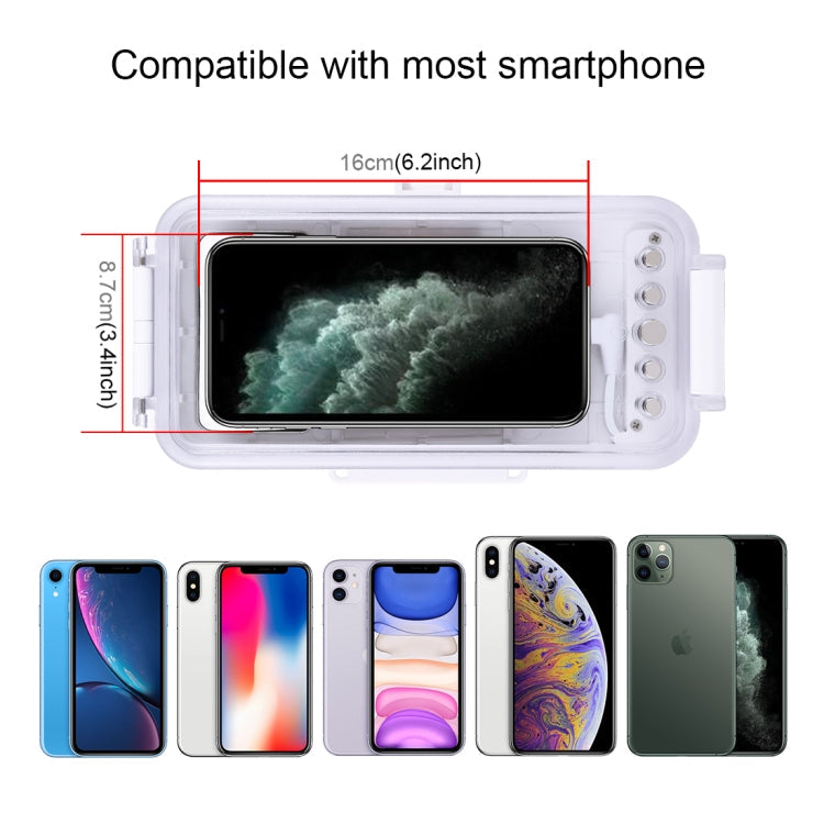 PULUZ 45m Waterproof Diving Case for iPhone – Underwater Photo & Video Housing