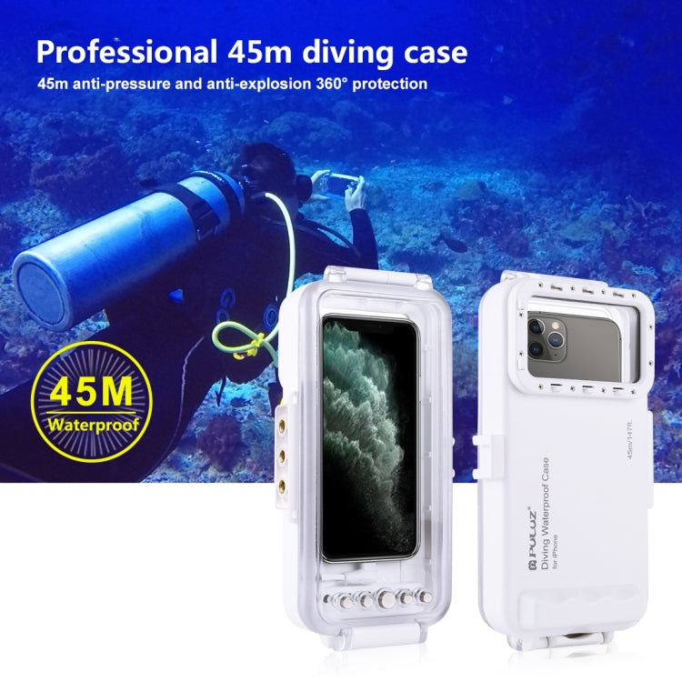 PULUZ 45m Waterproof Diving Case for iPhone – Underwater Photo & Video Housing