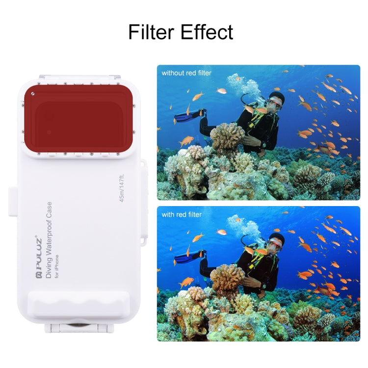 PULUZ 45m Waterproof Diving Case for iPhone – Underwater Photo & Video Housing