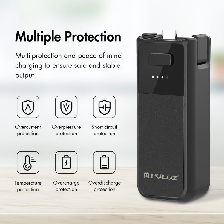 PULUZ 2800mAh Battery Grip for DJI Osmo Pocket 3