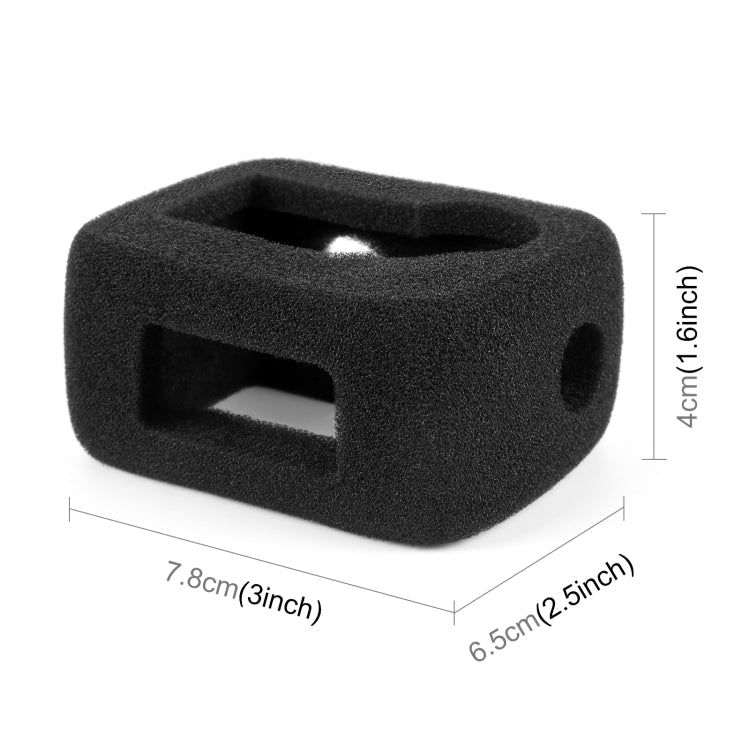 Para DJI Osmo Action 4 / 3, Protector de espuma contra el viento de alta densidad PULUZ, Protector de espuma contra el viento