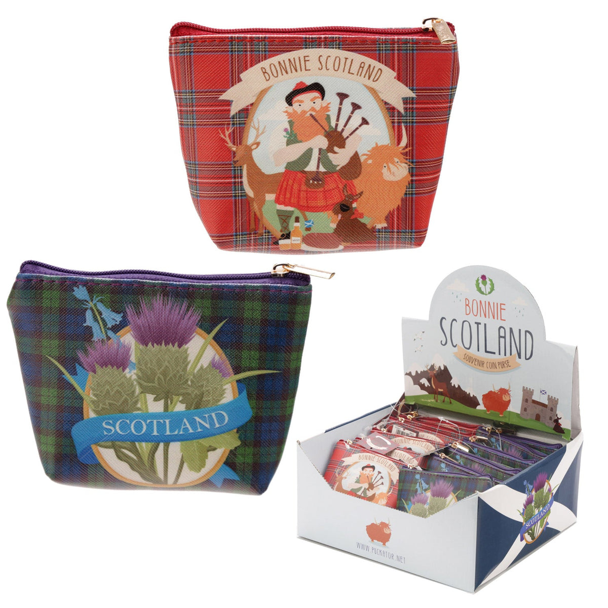 Bonnie Scotland PVC Purse