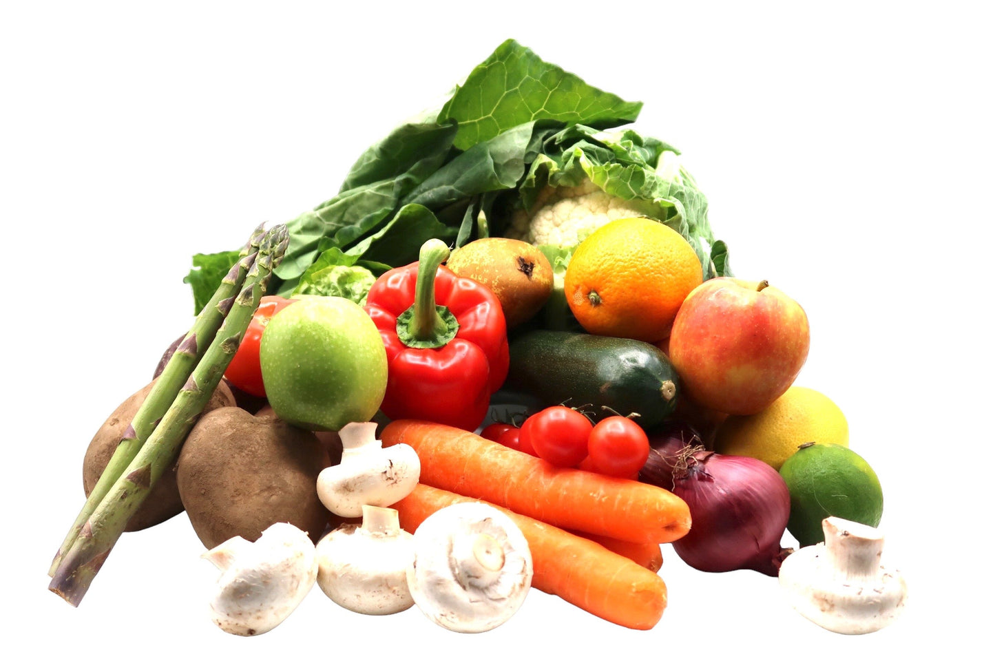 Gemüsebox mit Obst