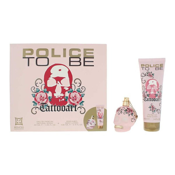 Police To Be Tattooart Gift Set | 40ml EDP + 100ml Body Lotion