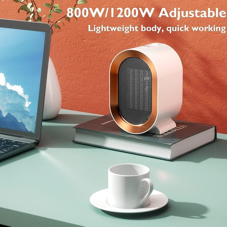 1200W Ceramic Space Heater Portable Fan Heater with Remote Electric Home Heat