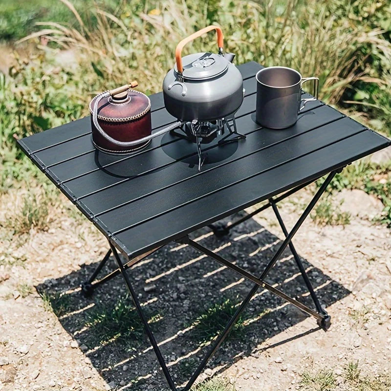Portable Folding Outdoor Tables - Heavy Duty Aluminium Adjustable Table Indoor