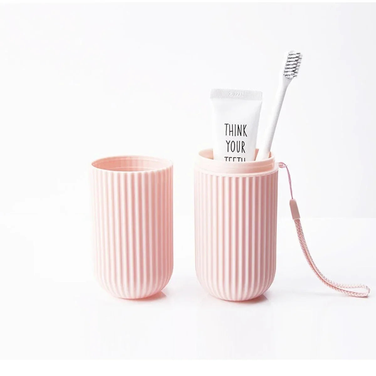 Portable Toothbrush and Toothpaste Holder Case - Travel Storage Box for Toothbrush and Toothpaste Protection