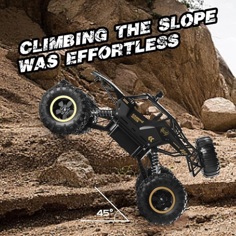 Big Powerful Monster Truck RC Off Road 4WD Metal LED Remote Control Toy Car
