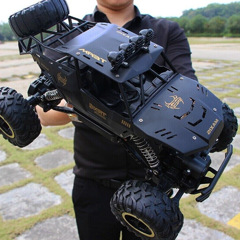 Big Powerful Monster Truck RC Off Road 4WD Metal LED Remote Control Toy Car